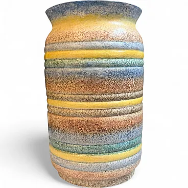 Art Deco futurist ceramic vase by Ceramiche of Albisola, 1930s