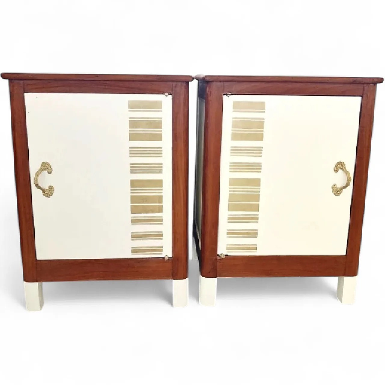 Pair of Carpeneto bedside tables, mid-20th century 8