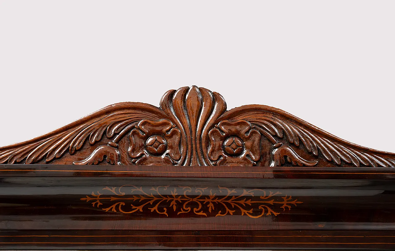 Smith Neapolitan toilet in mahogany feather, 19th century 4