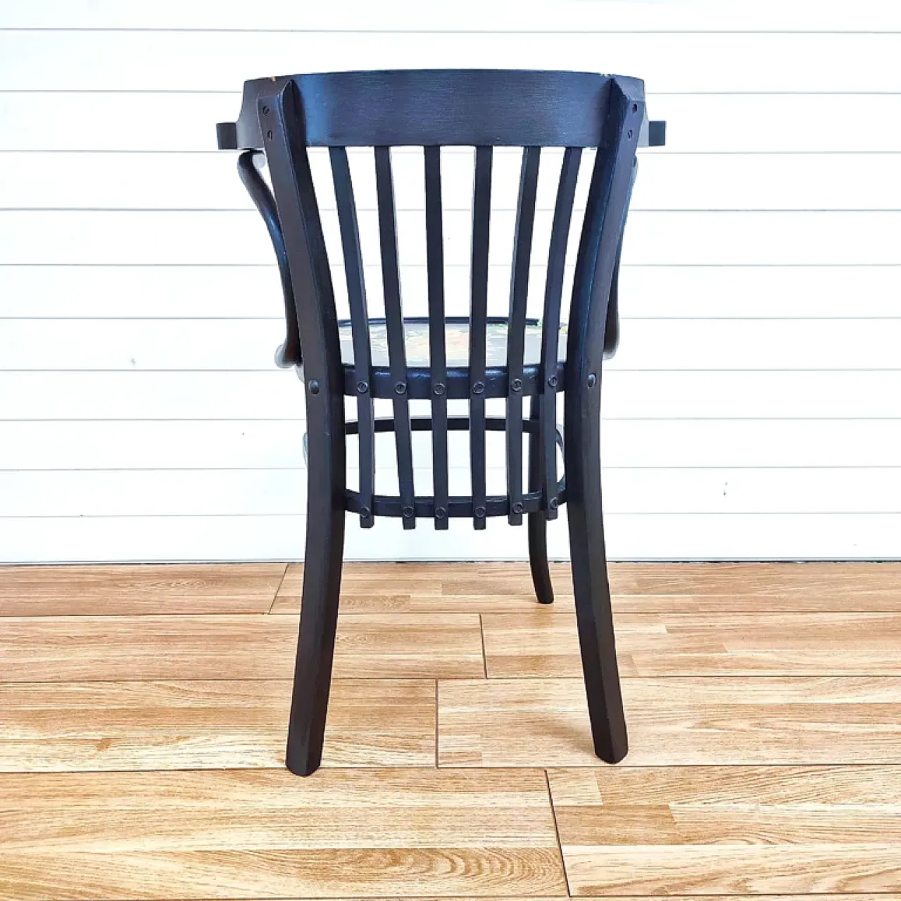 Hand-painted wooden Laura chair, mid-20th century 3