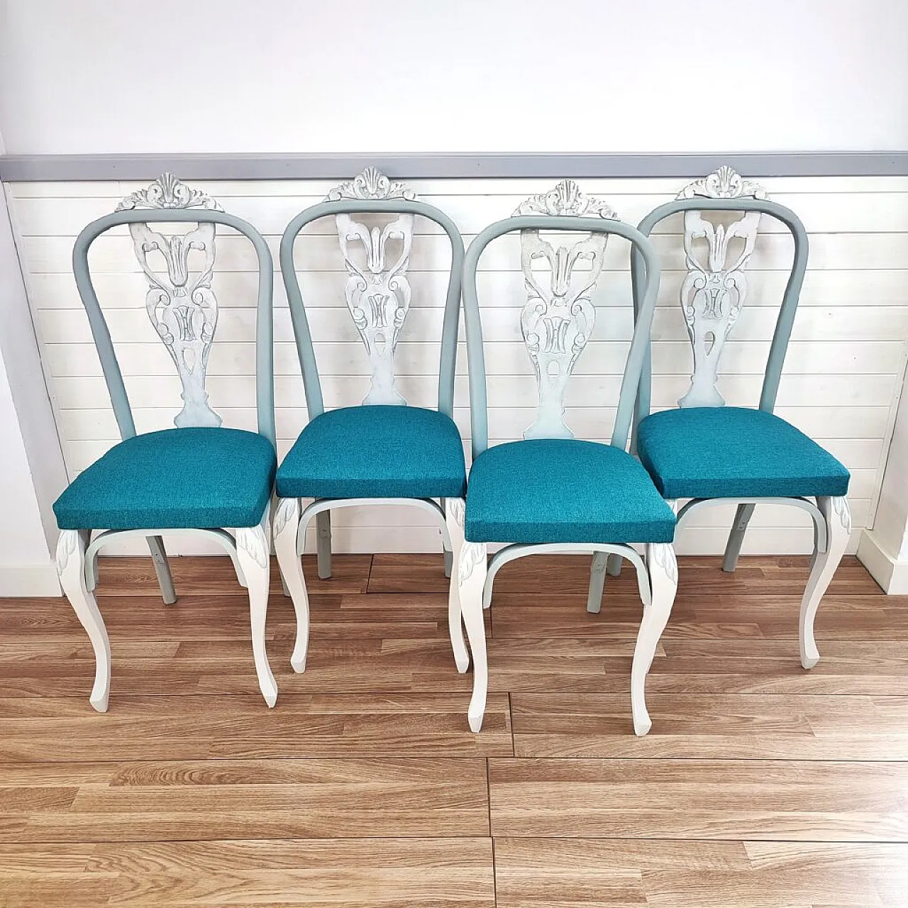 Navarra table with 4 chairs, mid-20th century 6