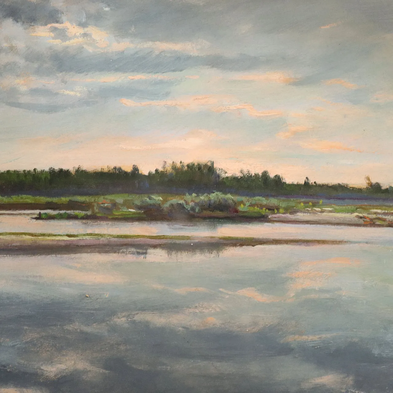 Anna Bocca, olio su cartone con cornice, '900 3