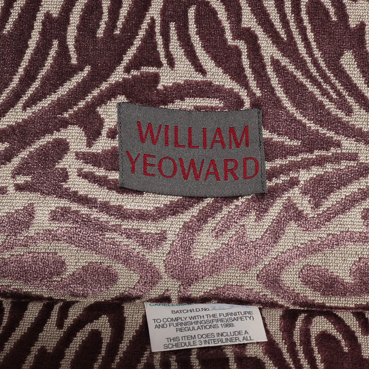 Two-seater sofa in velvet and walnut-dyed beech, 19th century 7