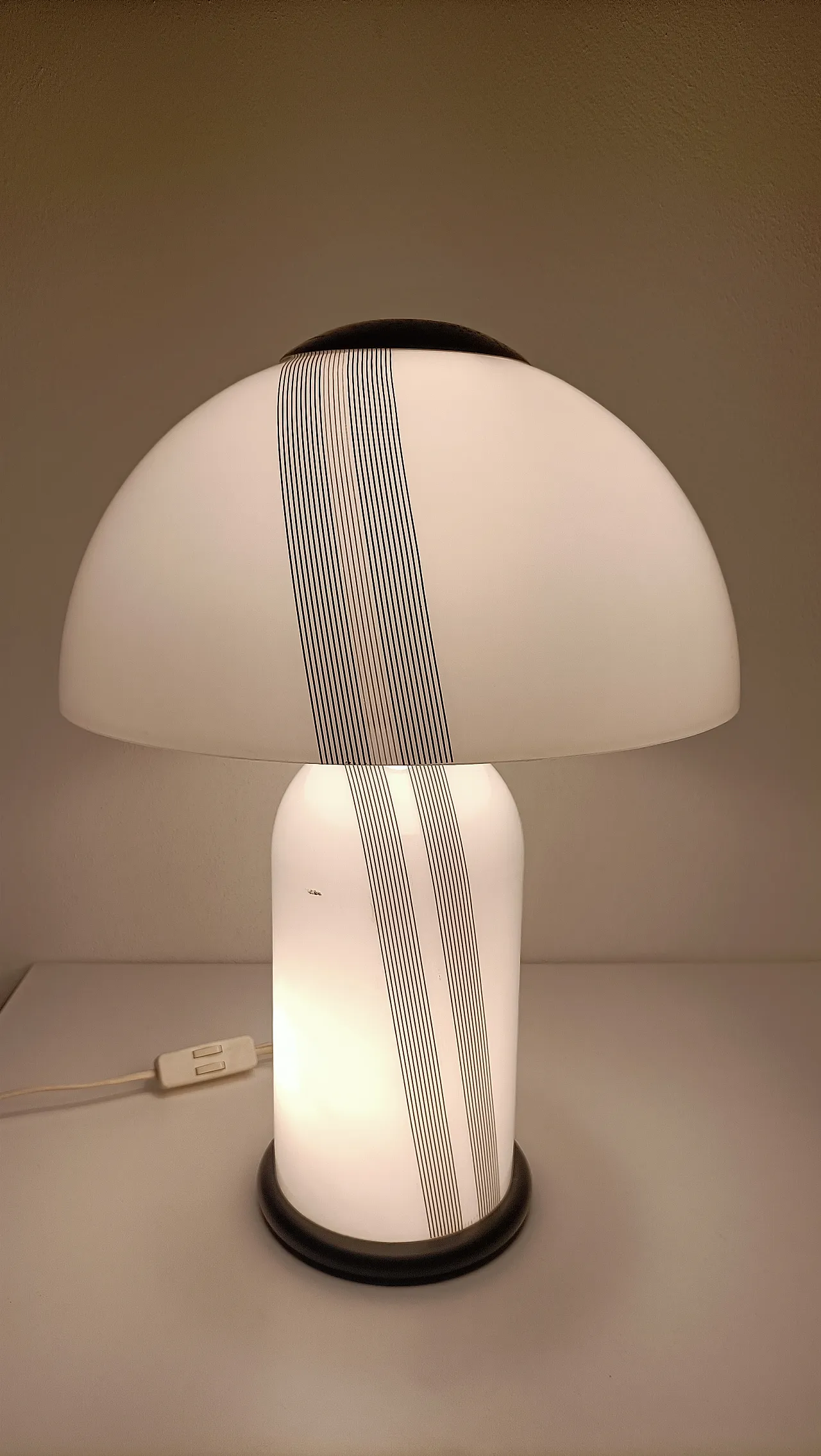 Stelvia mushroom table lamp, late 20th century 13