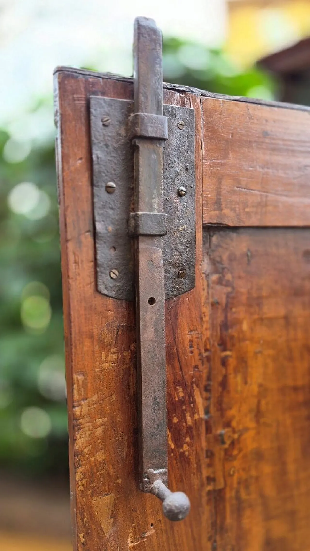 Paneled and rusticated walnut wardrobe, 17th century 3