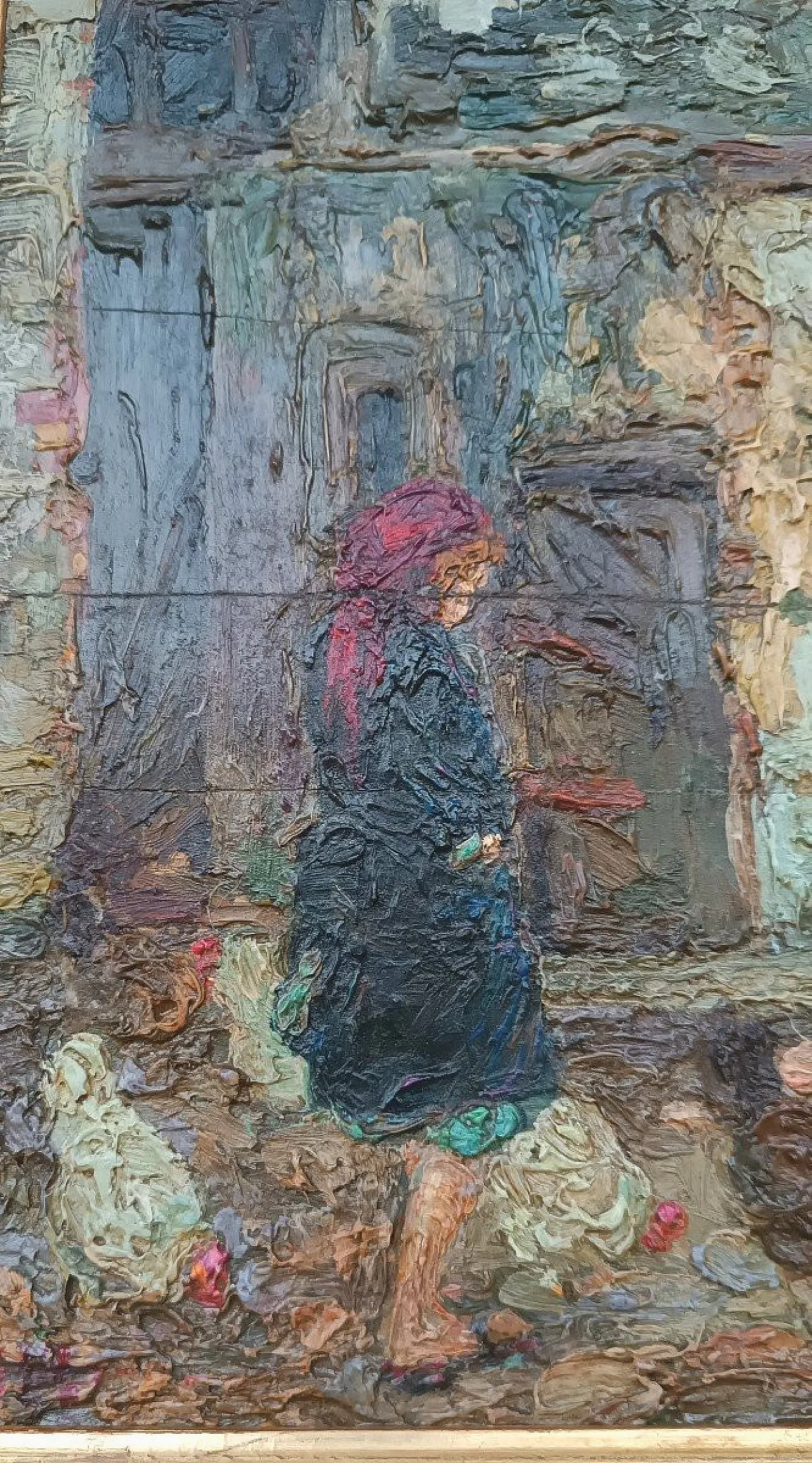 Ferruccio Rontini, olio su tavola, primo '900 7