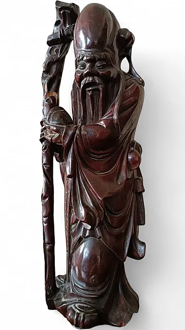 Scultura in palissandro, fine '800