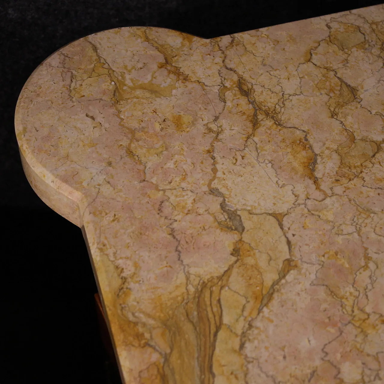 Pair of Italian bedside tables marble top, 20th century 8