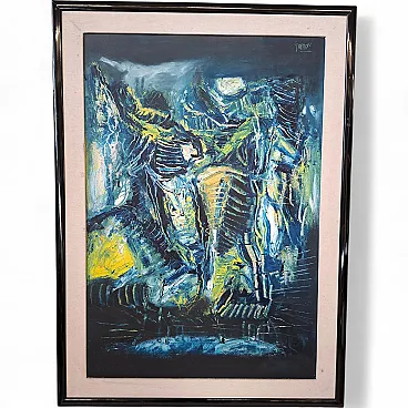 Abstract Informal Work by G. Aprosi, 1980s