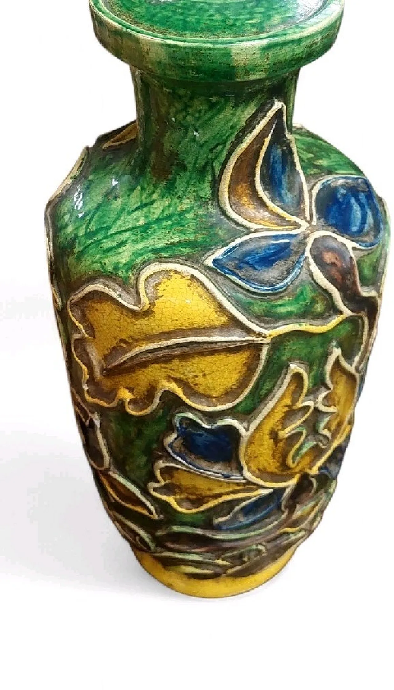 Ceramic lamp by Ugo Zaccagnini, 1930s 3