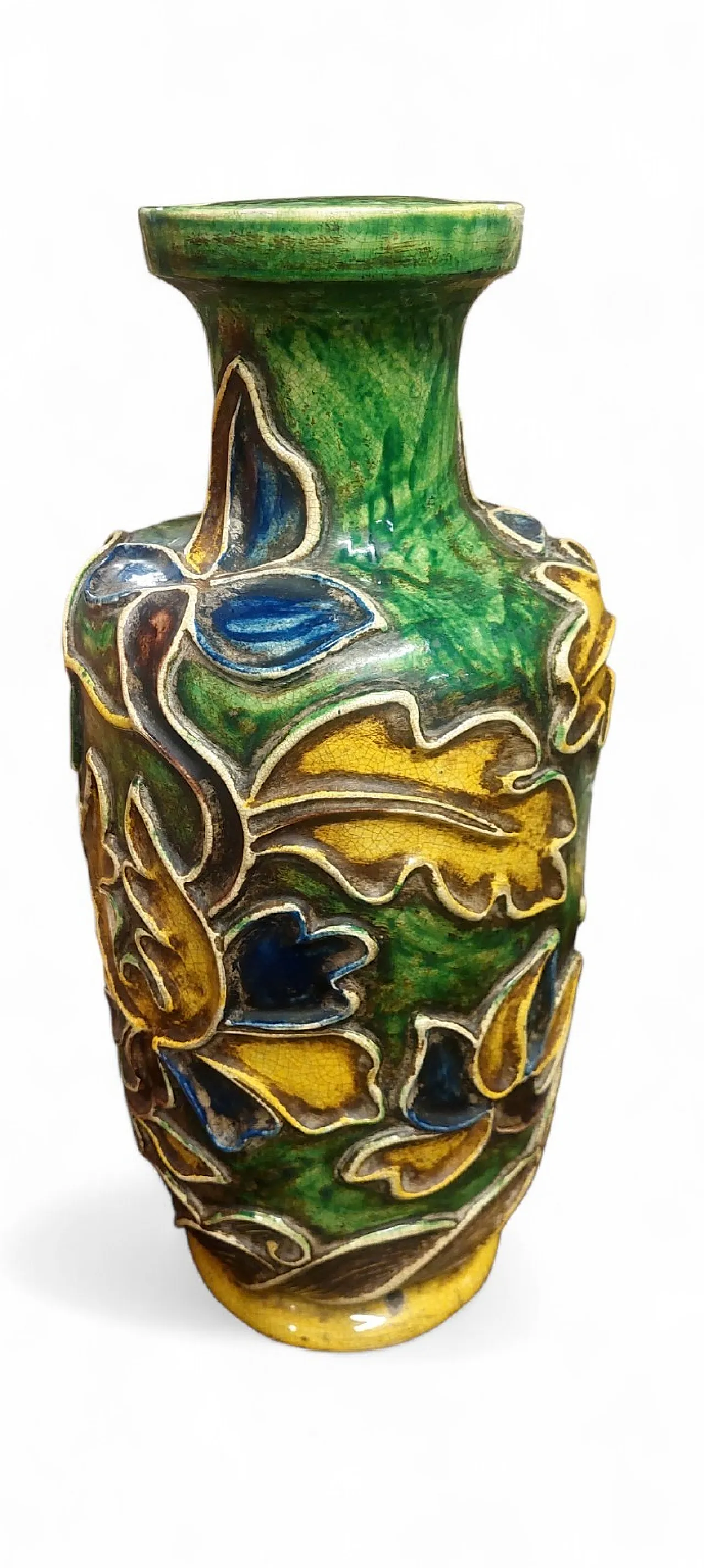 Ceramic lamp by Ugo Zaccagnini, 1930s 4