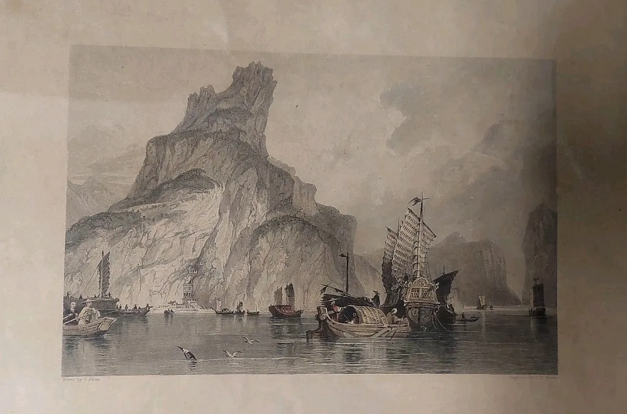 3 wood-framed engravings by Thomas Abriel Prior, 19th century 7