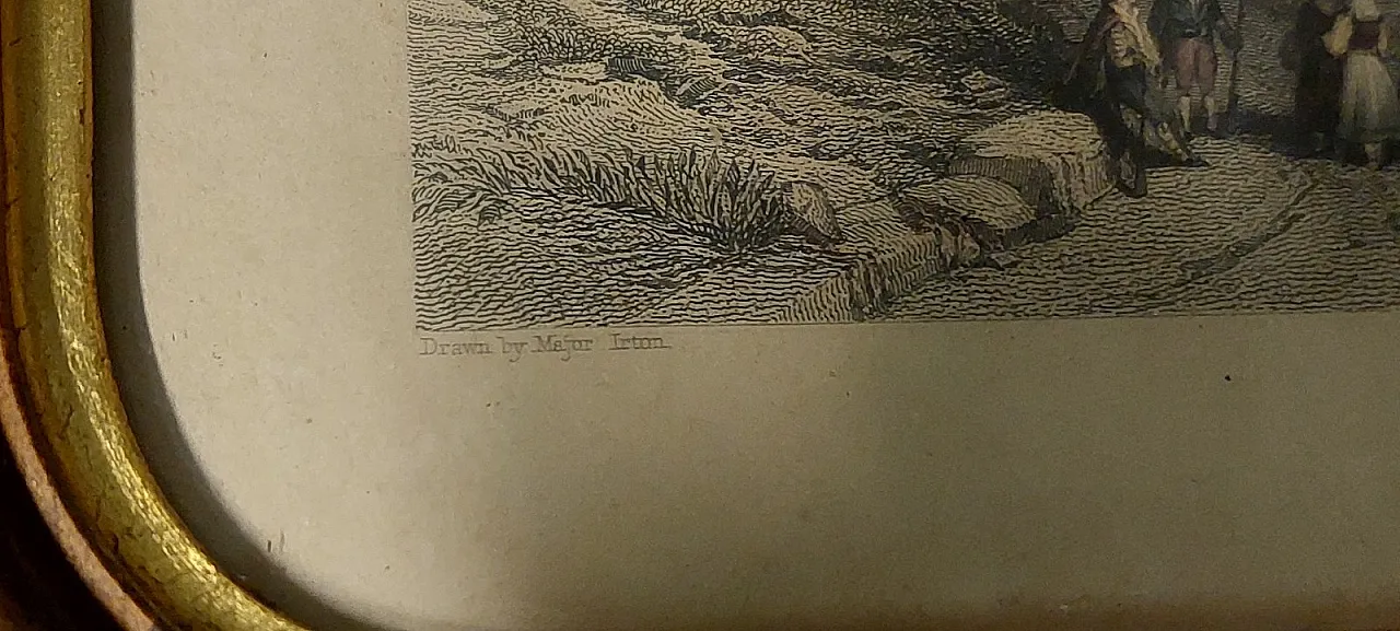 3 wood-framed engravings by Thomas Abriel Prior, 19th century 11