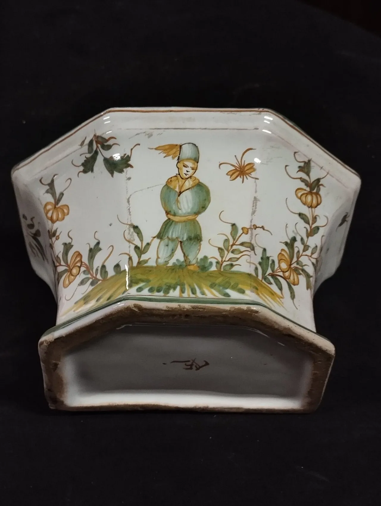 Terracotta flower holder, 18th century 2