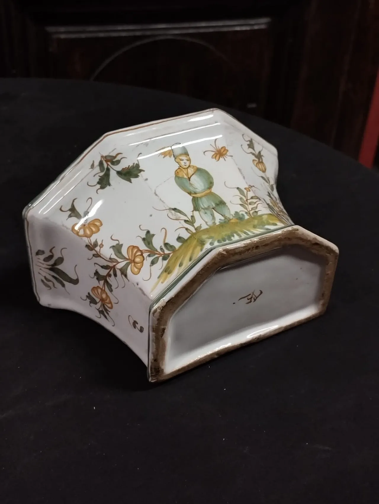 Terracotta flower holder, 18th century 4