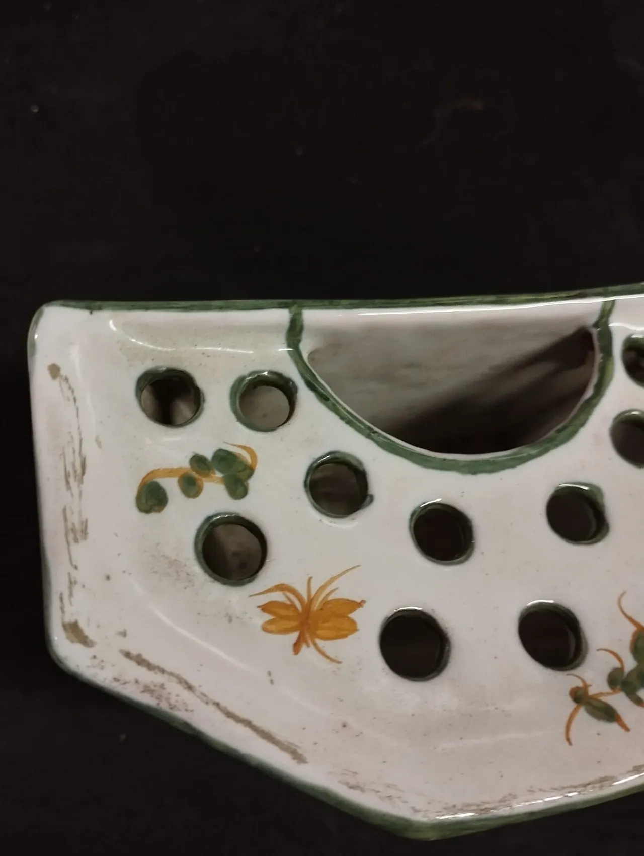 Terracotta flower holder, 18th century 6