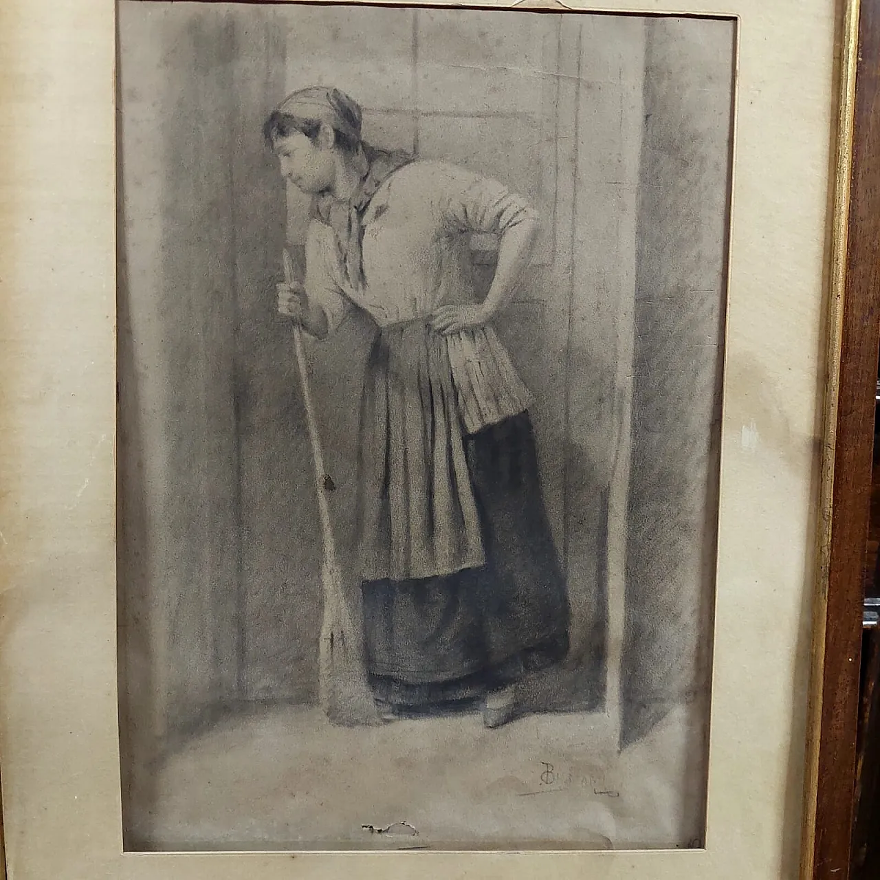 Disegno bifronte di Osvaldo Bignami, '800 8