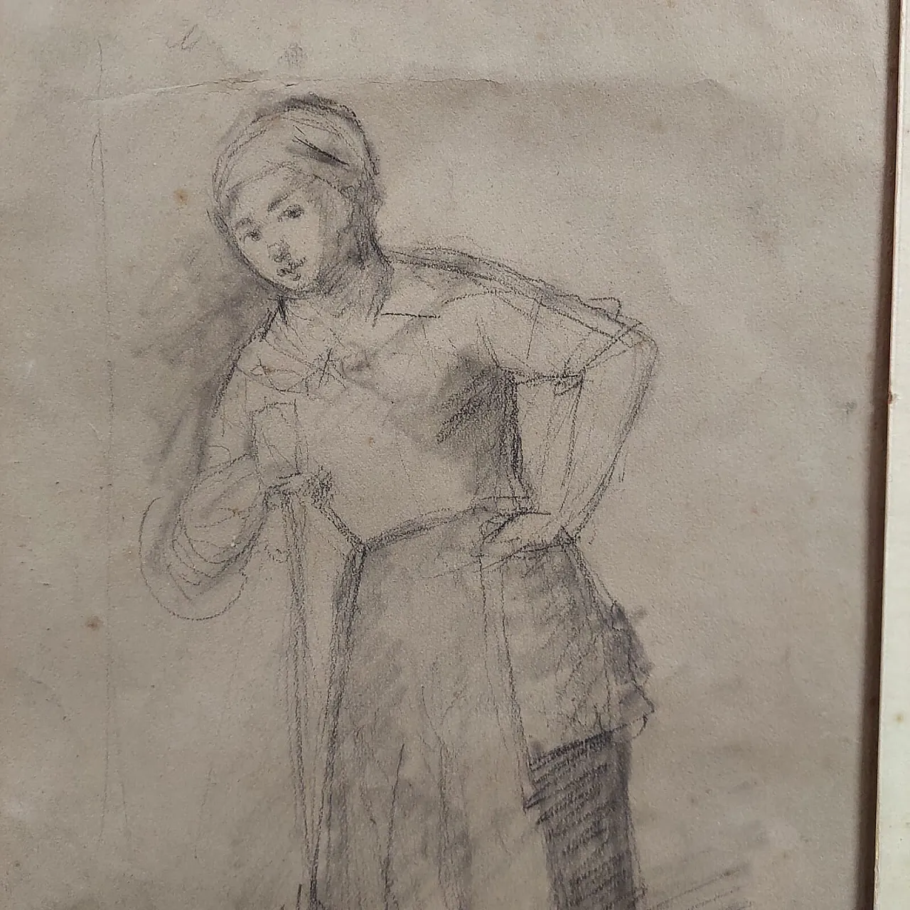 Disegno bifronte di Osvaldo Bignami, '800 11