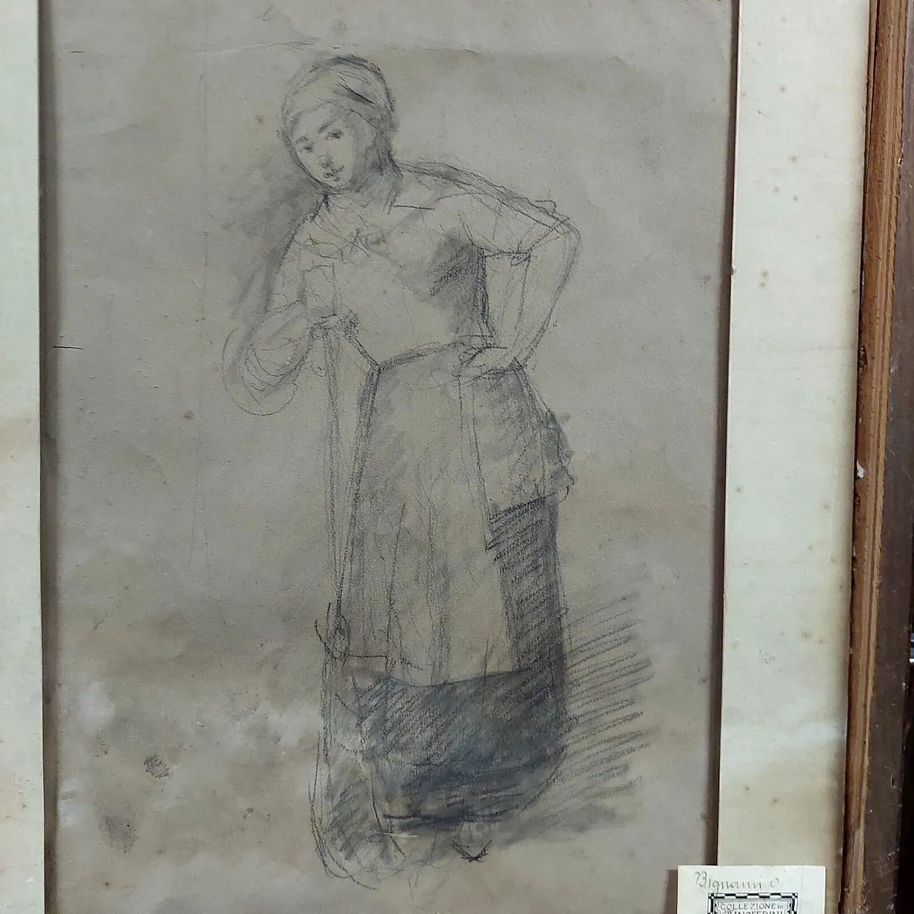 Disegno bifronte di Osvaldo Bignami, '800 12