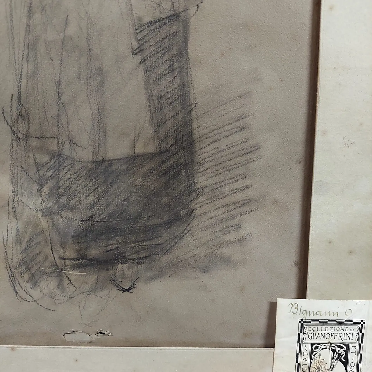 Disegno bifronte di Osvaldo Bignami, '800 13