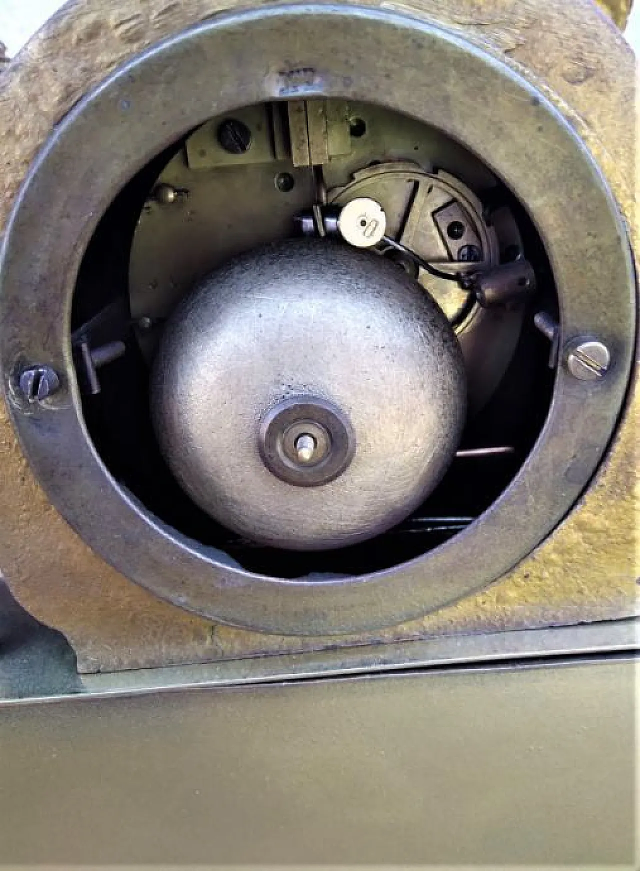 French Gilt Bronze Figural Mantel Clock, 19th Century 8