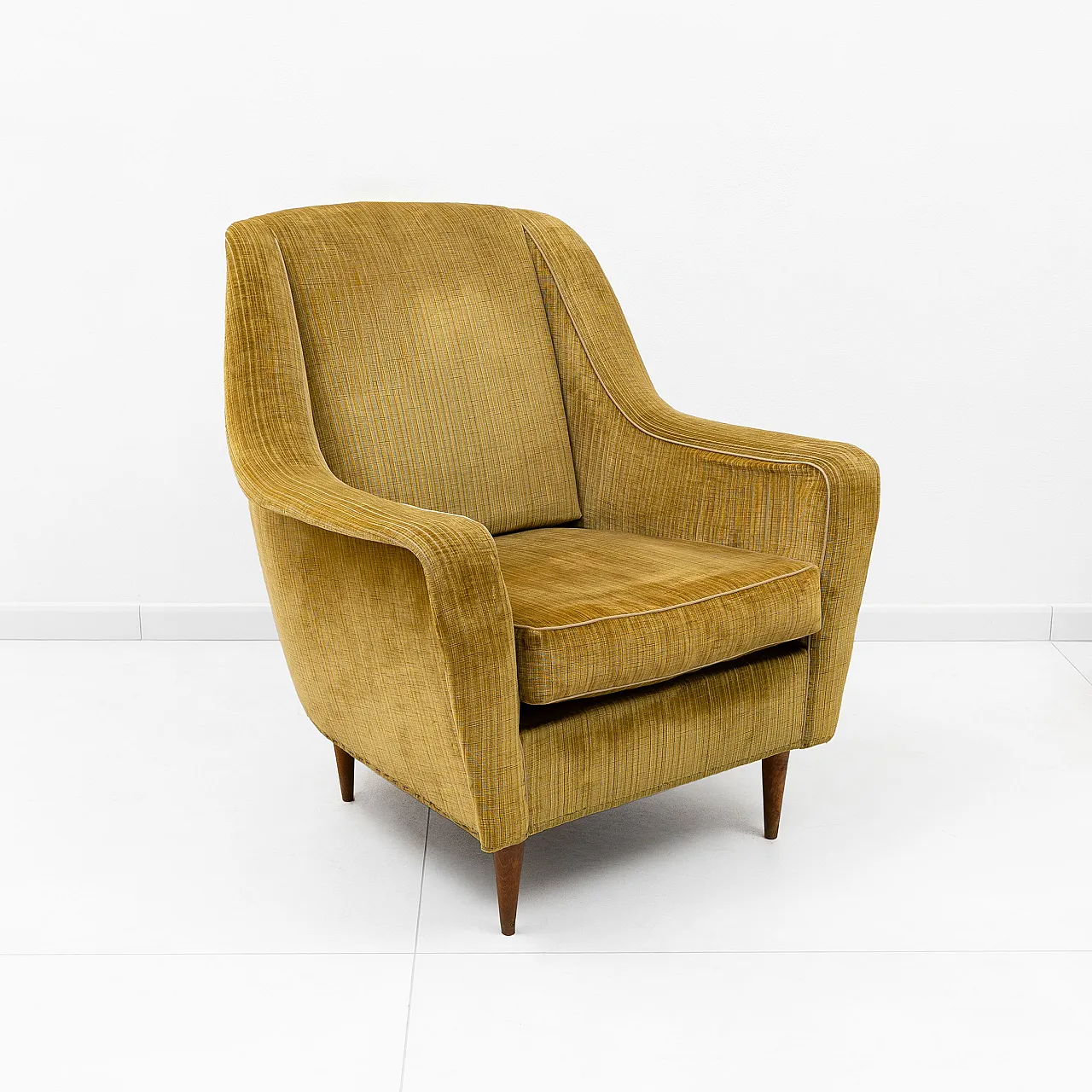 Pair of Mid-Century Modern Armchairs by Ico Parisi, 1950 4