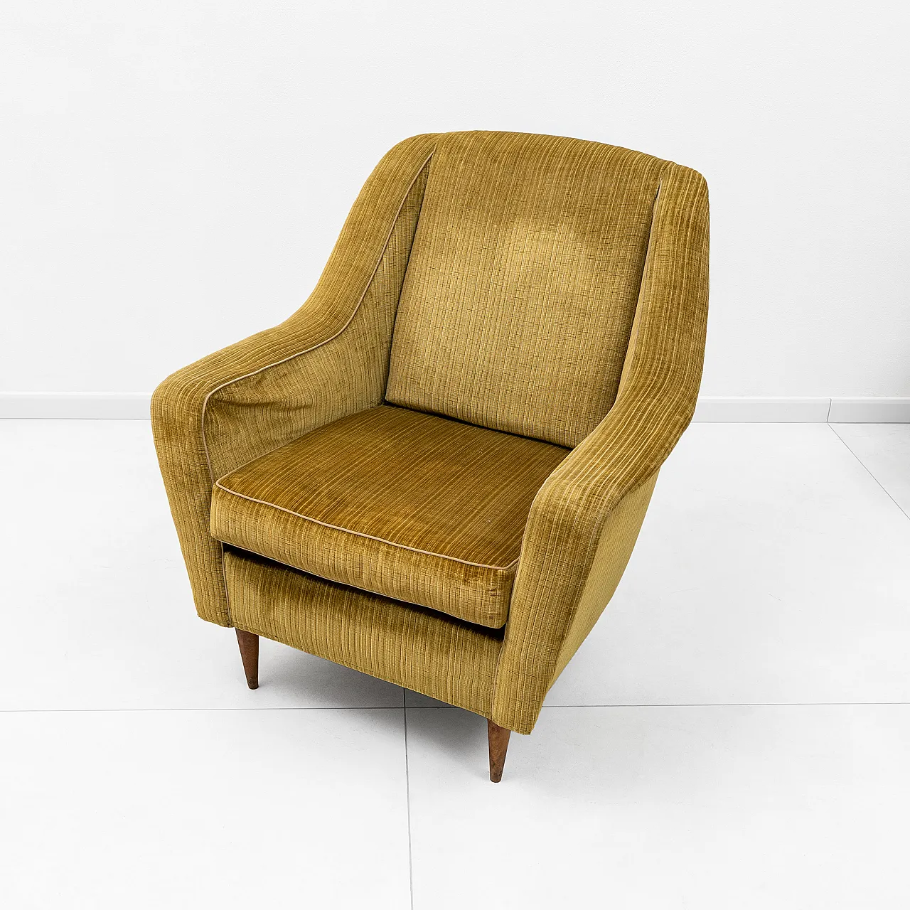 Pair of Mid-Century Modern Armchairs by Ico Parisi, 1950 5