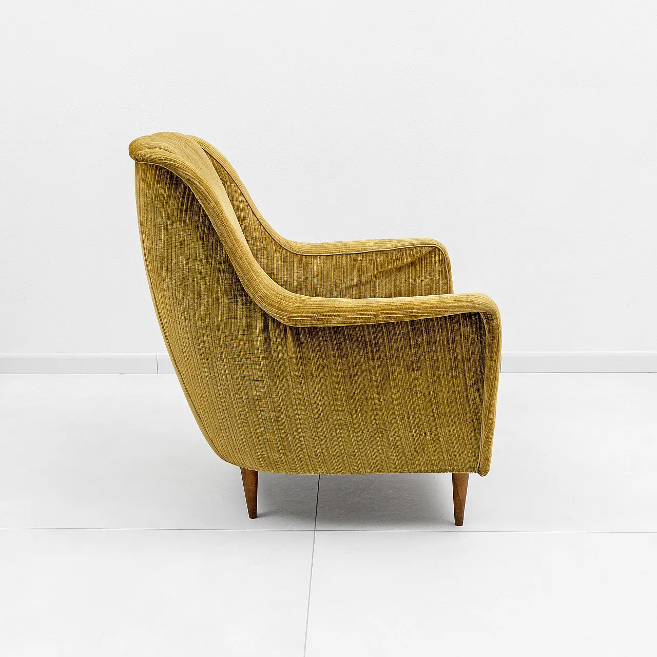 Pair of Mid-Century Modern Armchairs by Ico Parisi, 1950 8