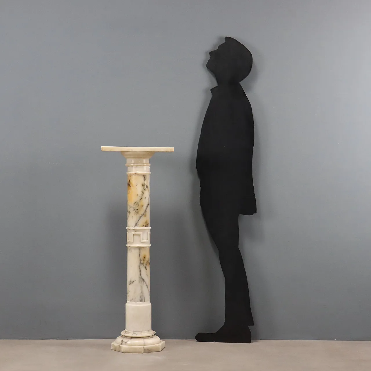 Colonna tornita in alabastro, '800 2