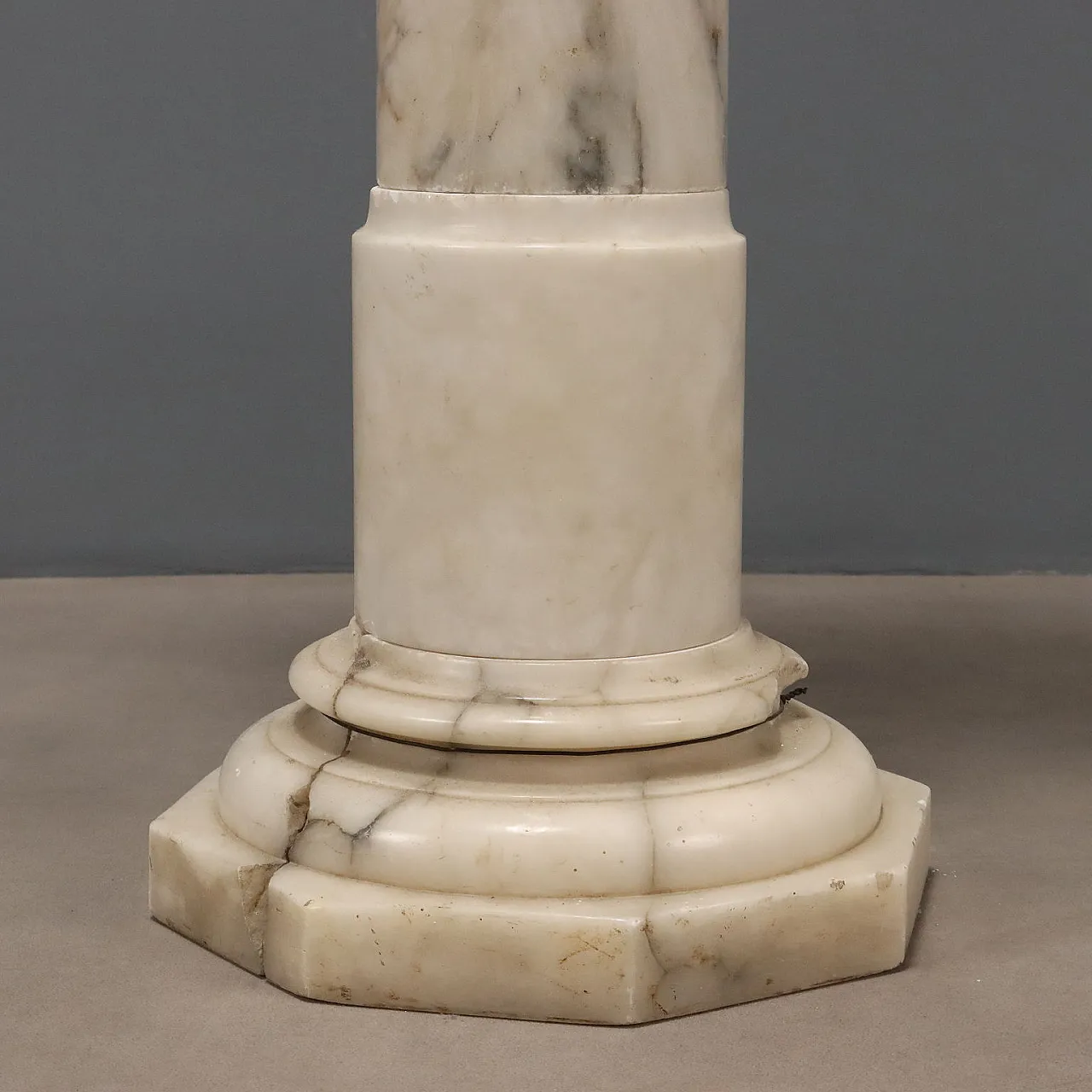 Colonna tornita in alabastro, '800 6