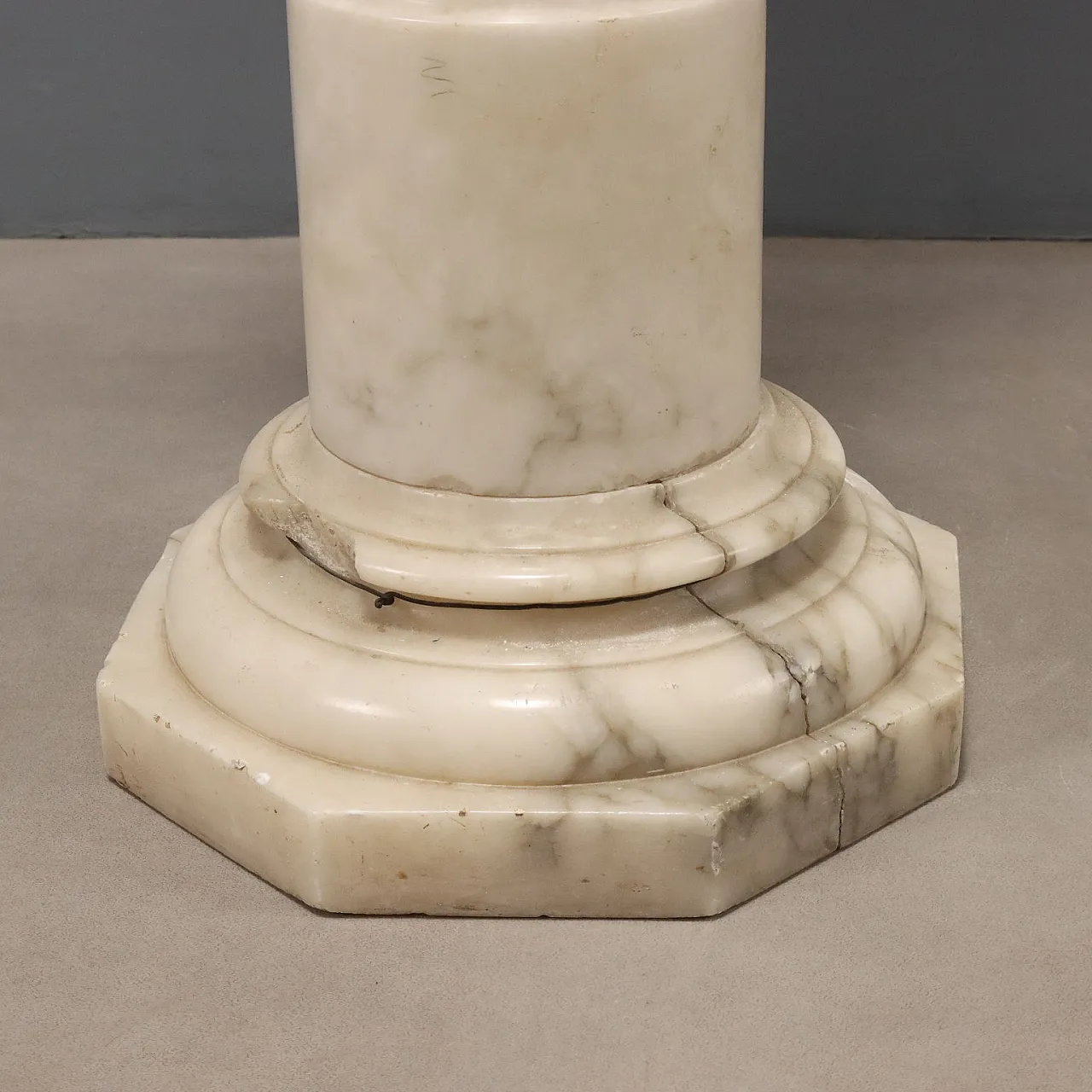 Colonna tornita in alabastro, '800 8