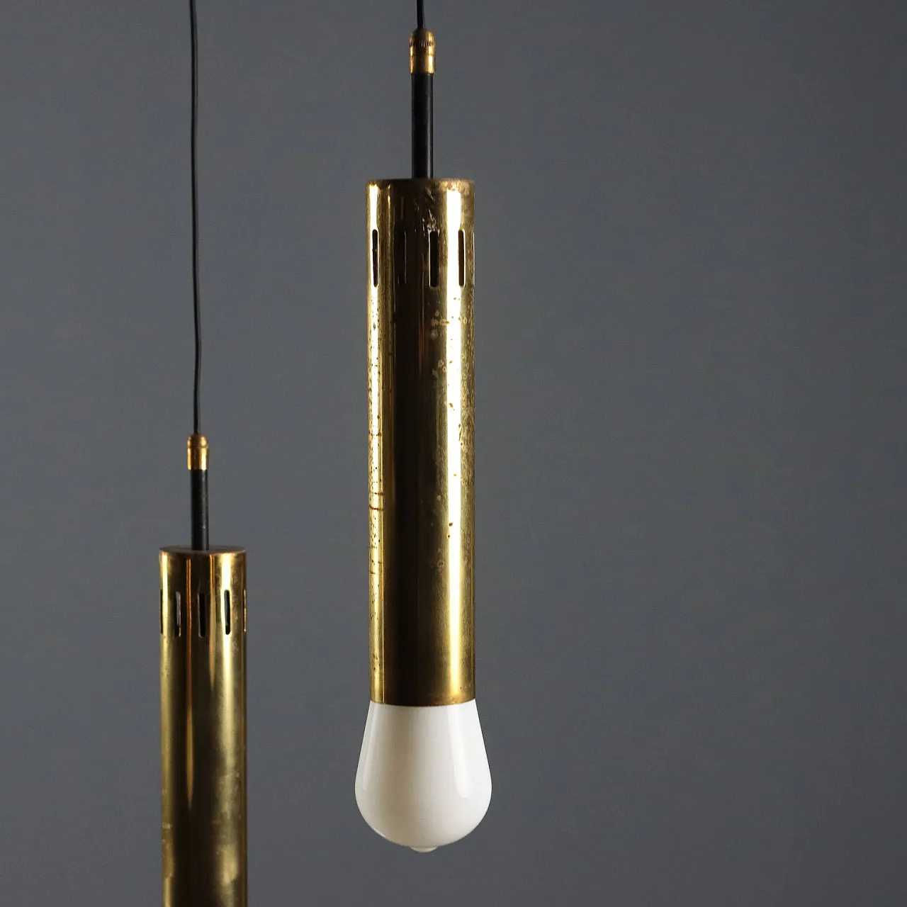 Lampadario a tre punti luce, anni '60 6