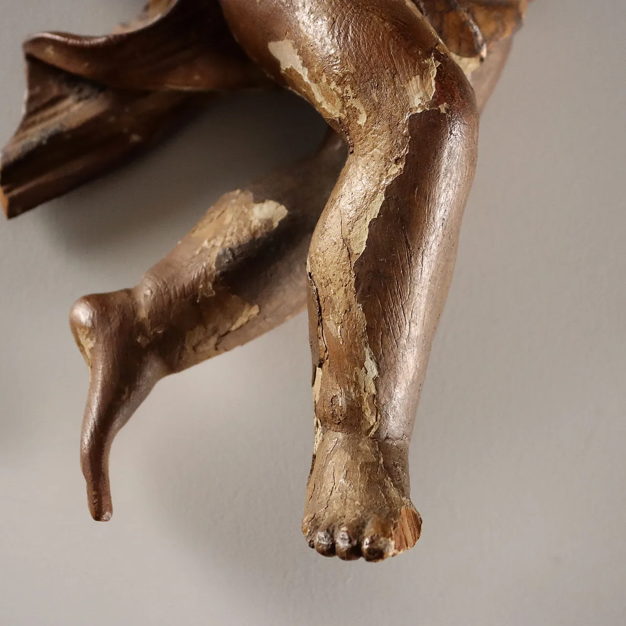 Coppia di putti in legno, '700 7