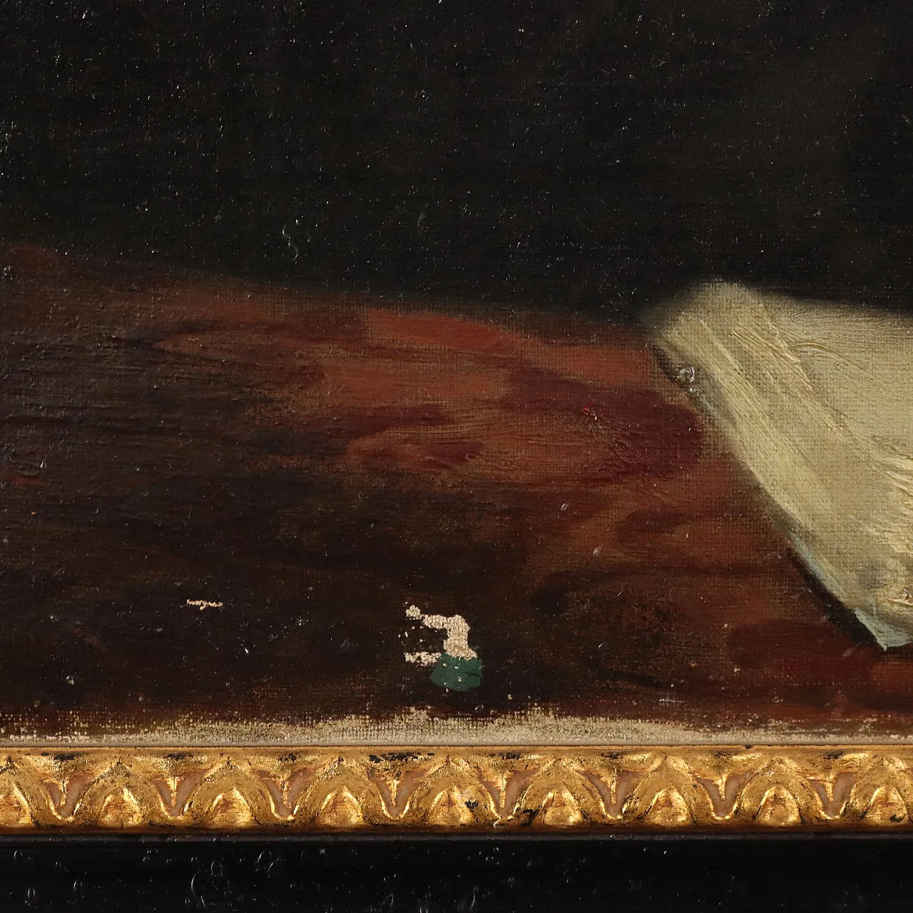 Germain Paget, Ritratto, olio su tela, '800 7