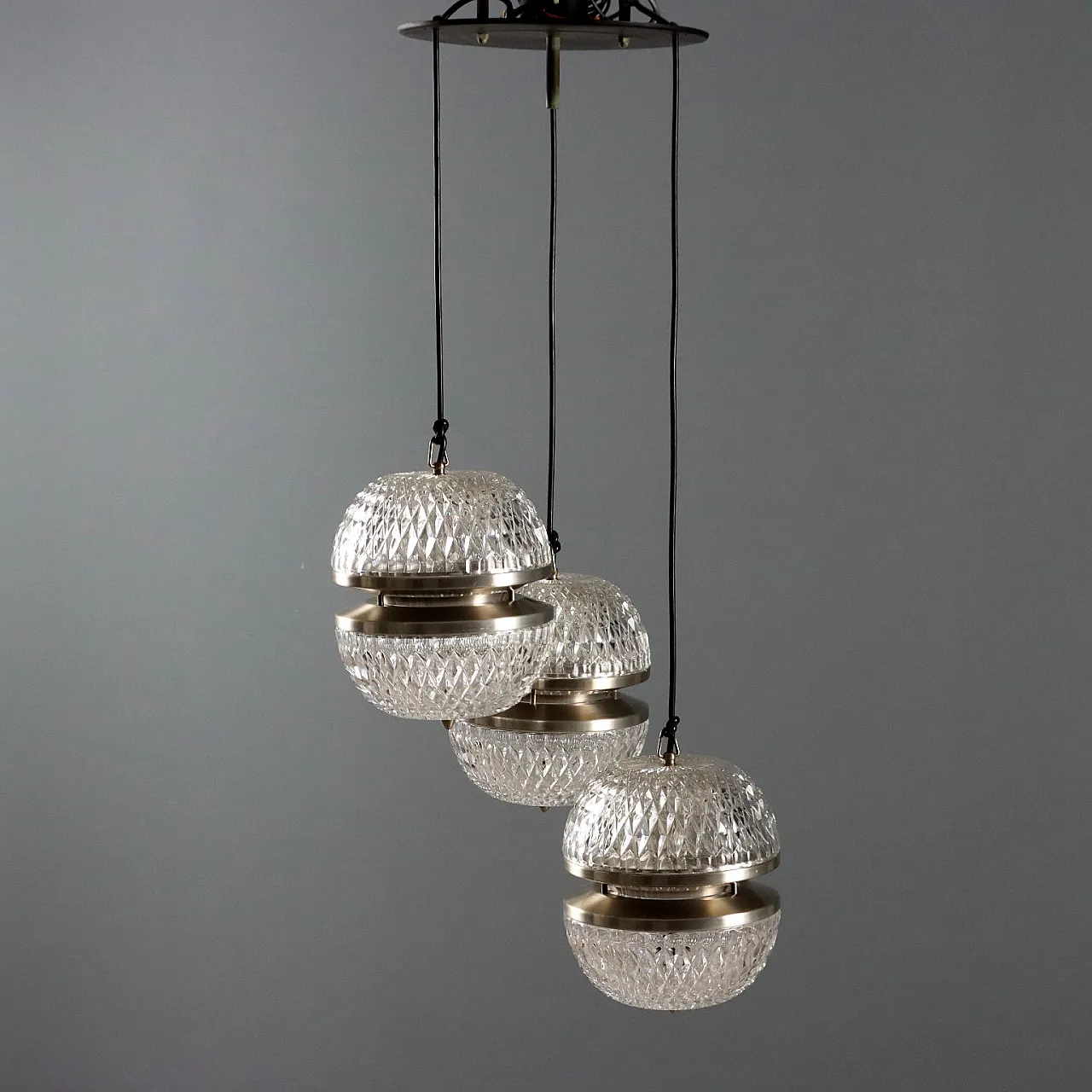 Lampada a tre luci, fine '900 6