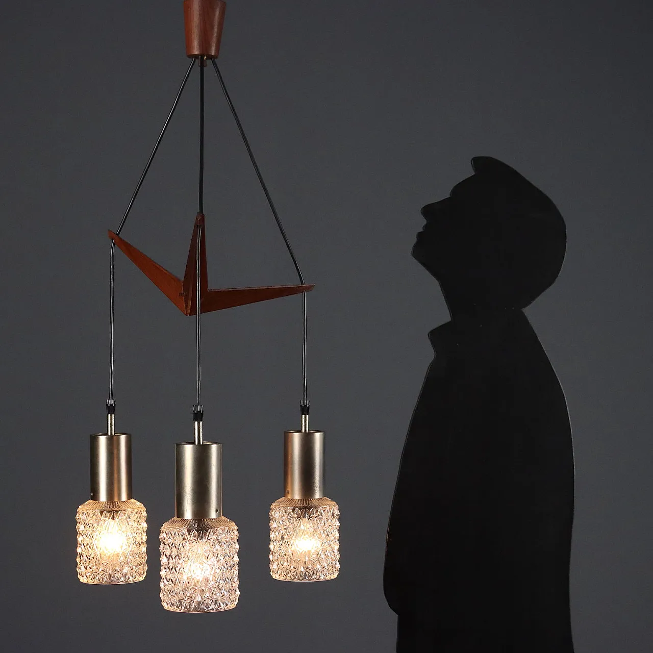 Lampada a tre luci, anni '60 2