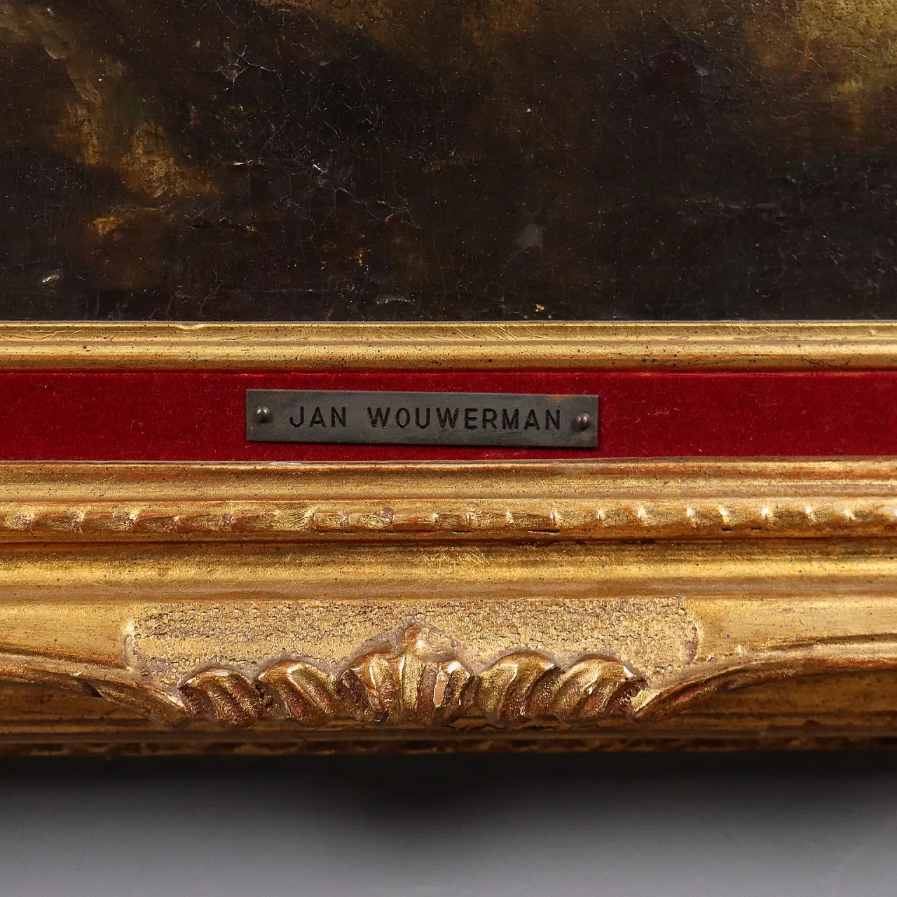 Paesaggio Fluviale con Figure, olio su tela, '600 8