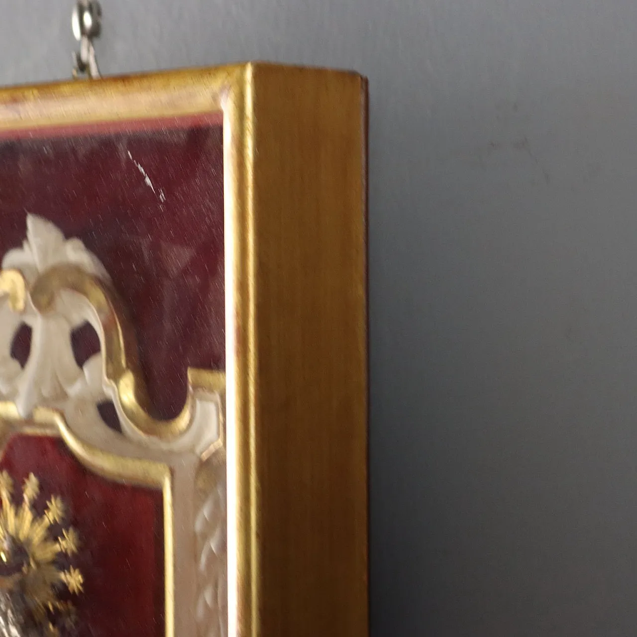 Madonna con Bambino in teca, '800 5