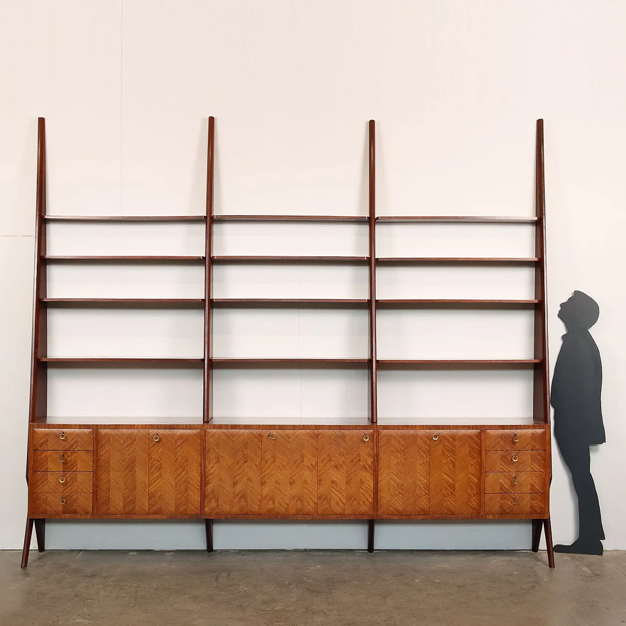 Libreria da parete, anni '60 3