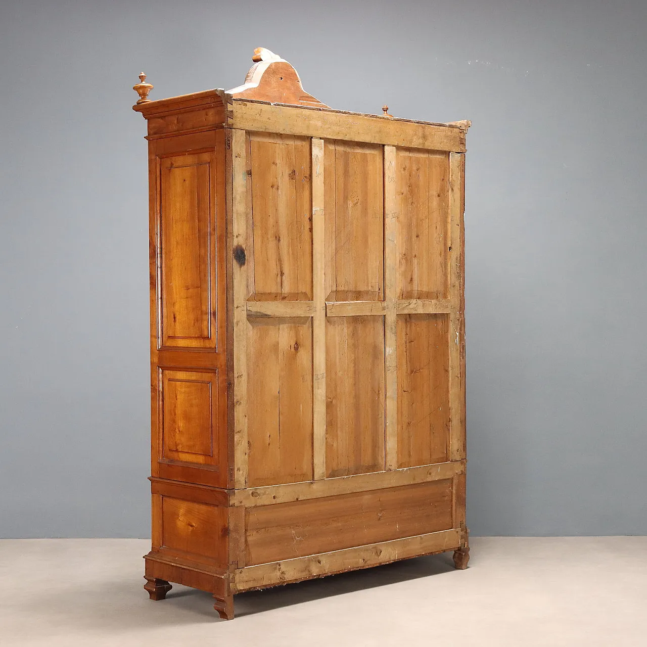 Armadio Umbertino in ciliegio, '800 10