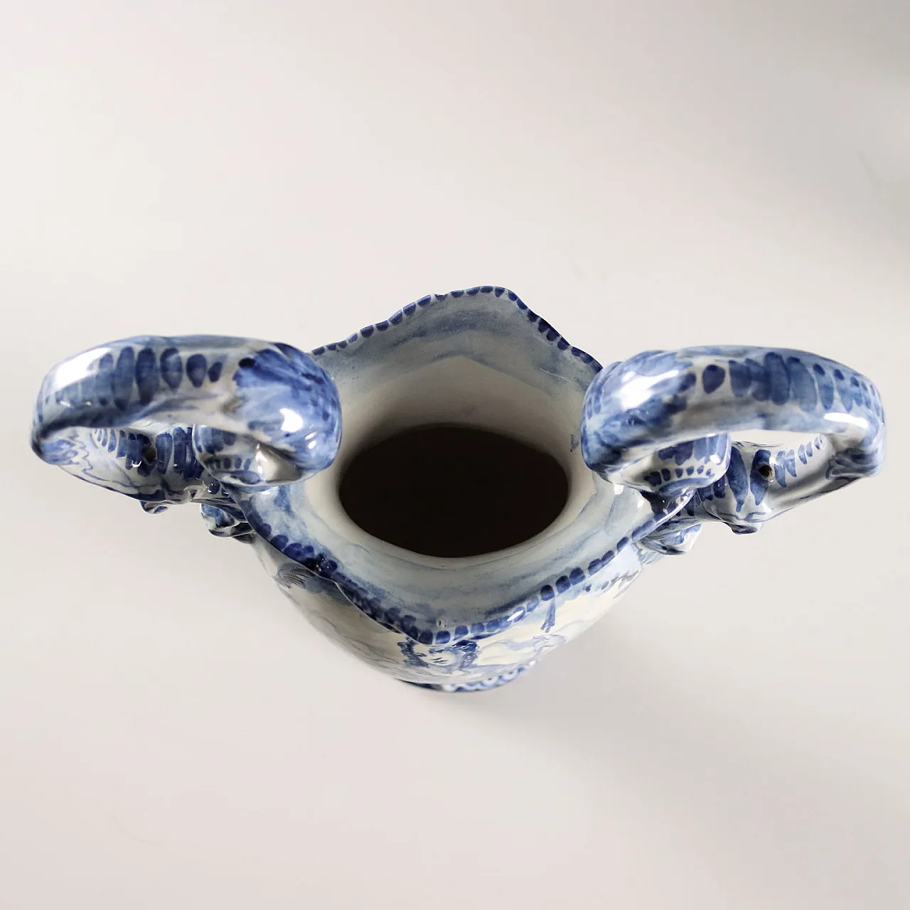 Trittico di vasi di Giuseppe Mazzotti Albissola, '900 7