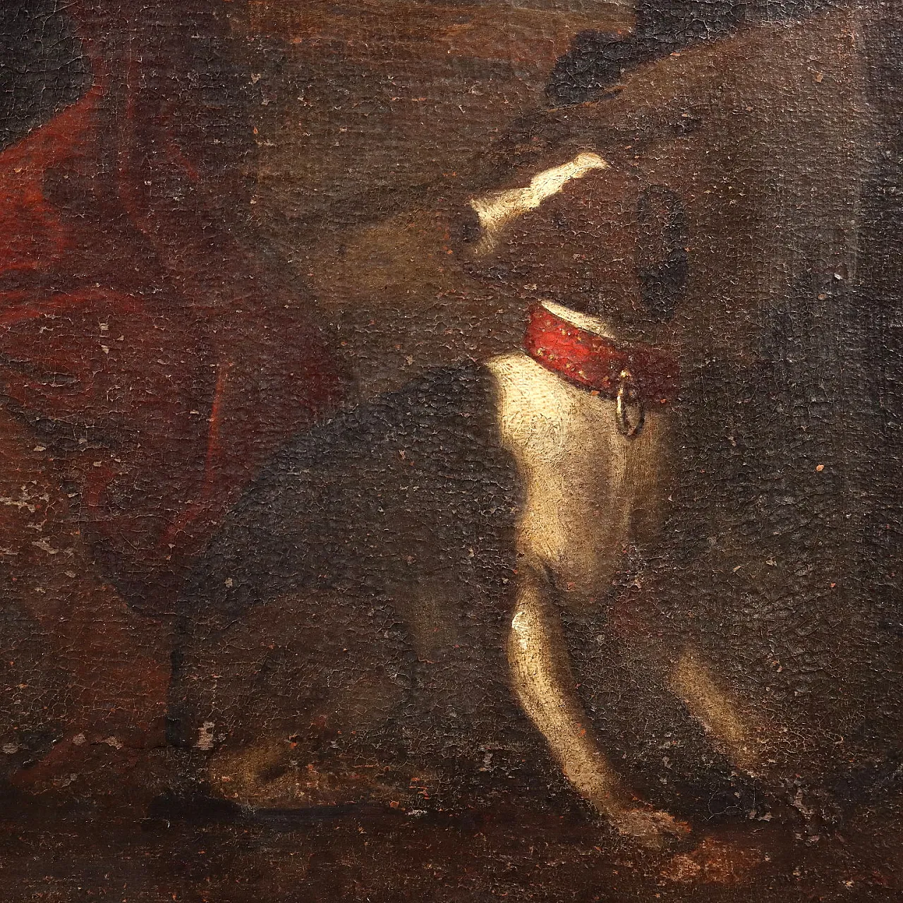 Biblical scene, oil on canvas, 17th century 6