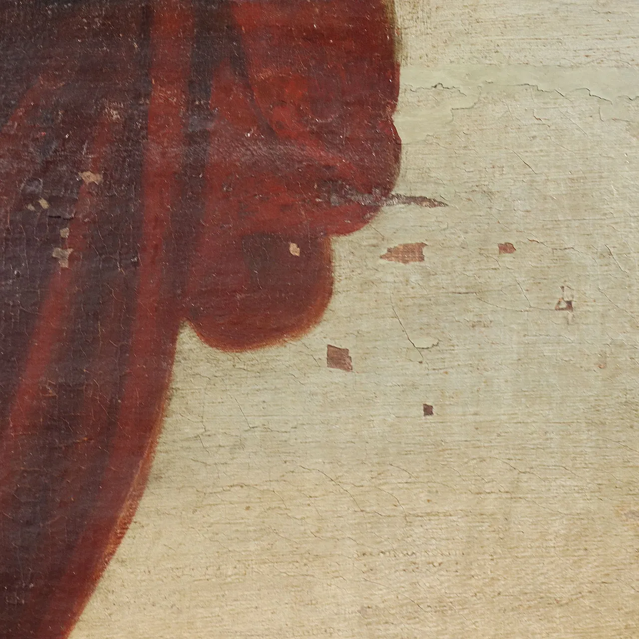 Biblical scene, oil on canvas, 17th century 7