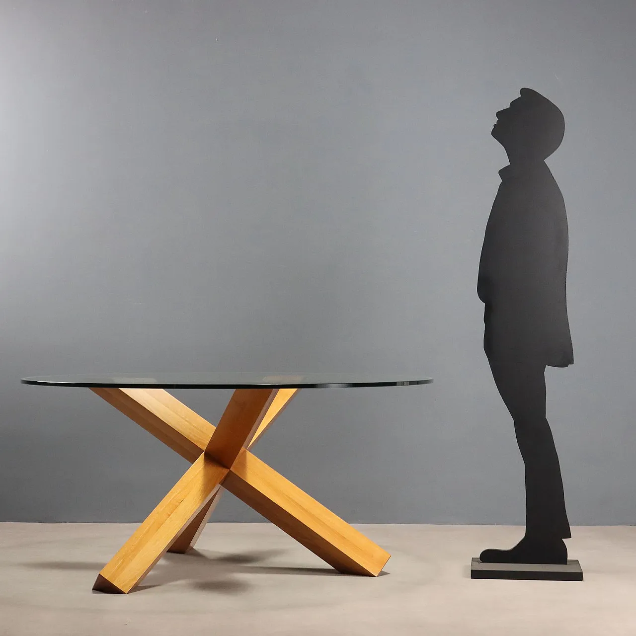 La Rotonda table by Mario Bellini for Cassina, late 20th century 3