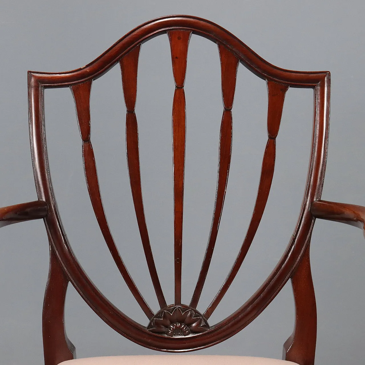 Regency style armchair in mahogany, 19th century 4