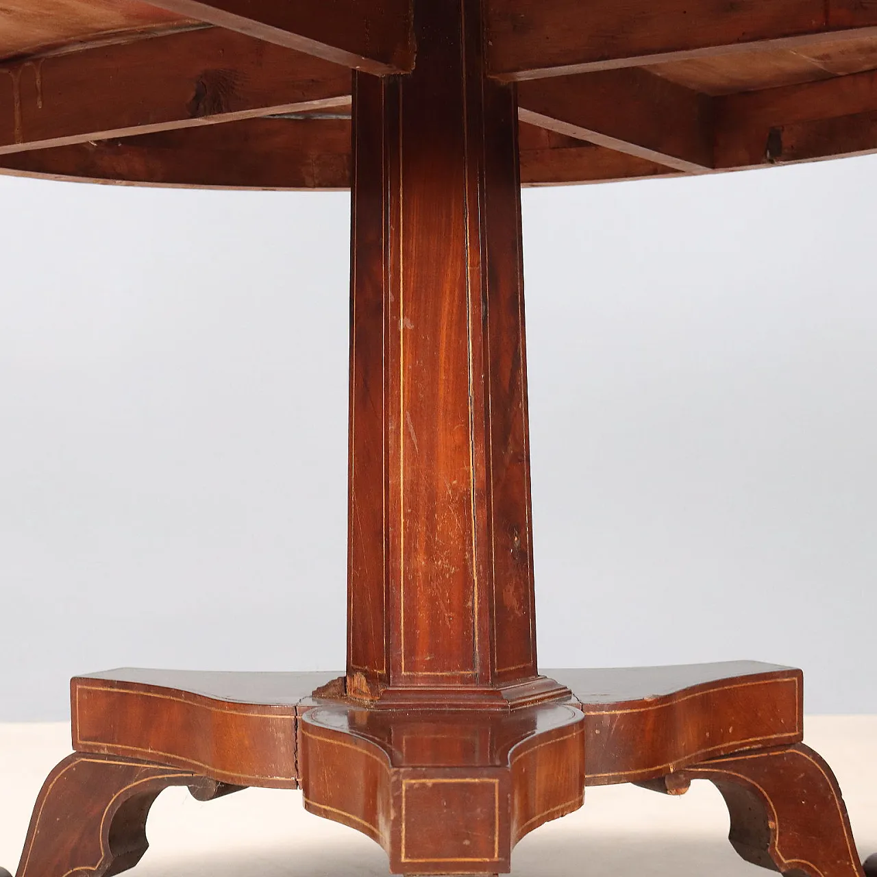 Charles X table in mahogany, 19th century 6