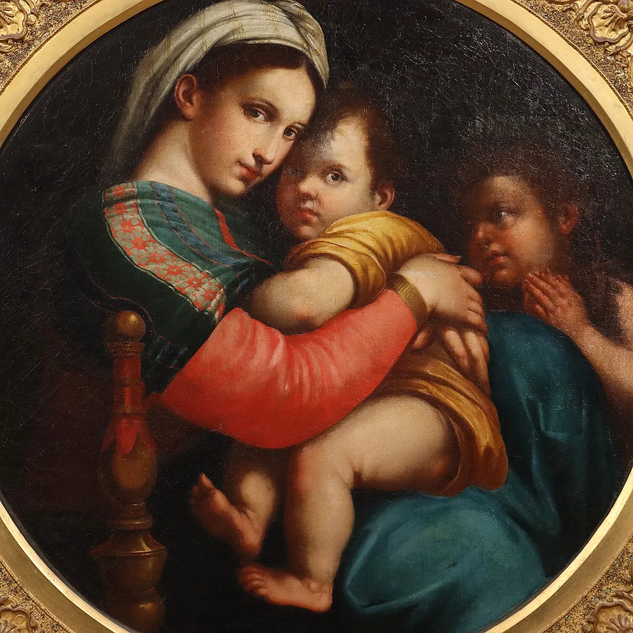 Olio su tela, Scuola italiana, fine '700 3