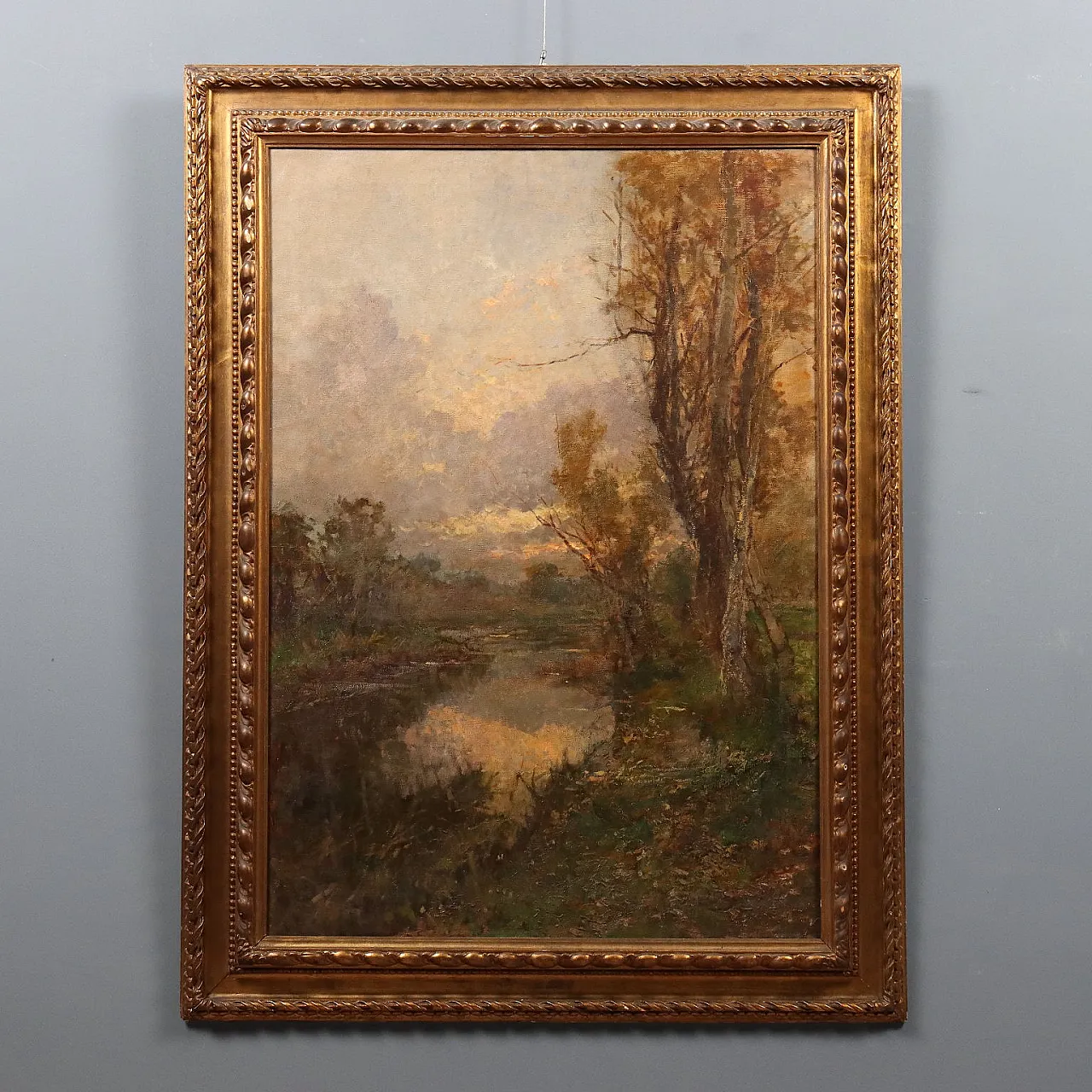 Eugenio Gignous, oil on canvas with frame, 19th century 1