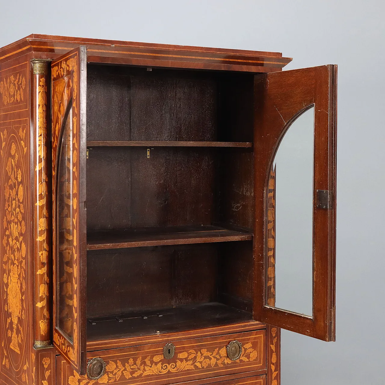 Dutch bookcase in mahogany, 19th century 4