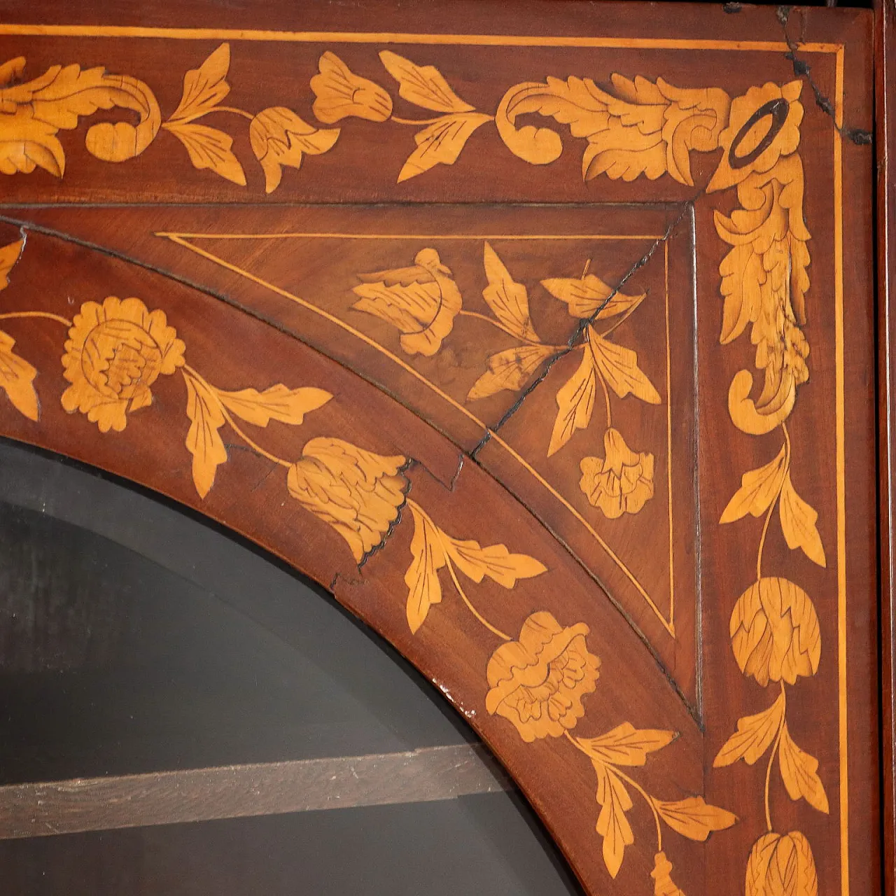 Dutch bookcase in mahogany, 19th century 6